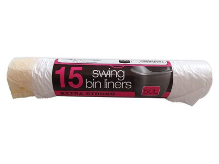 15 Swing Bin Liners Drawstring on Sale