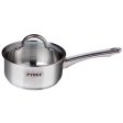 18cm Pyrex Master Stainless Steel Induction Saucepan & Lid Supply