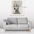 Hand-Painted Wall art of Woman in African Attire Online