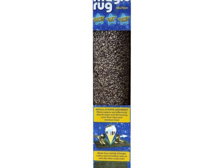 45x70cm The Amazing Magic Rug Poly - Medium Brown Mix Online Sale