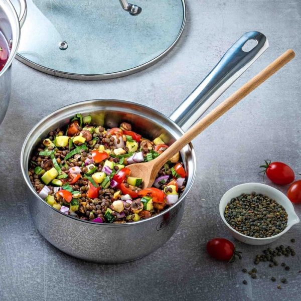 16cm Pyrex Master Stainless Steel Induction Saucepan & Lid Online