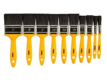 10 Pack Paint Brush Set Assorted Sizes Online Hot Sale