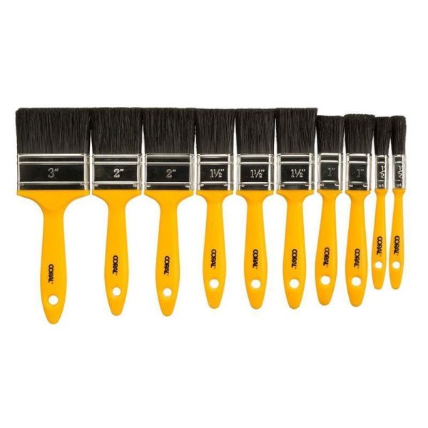 10 Pack Paint Brush Set Assorted Sizes Online Hot Sale