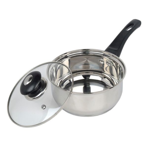 Supreme Stainless Steel Saucepan 18cm Cheap