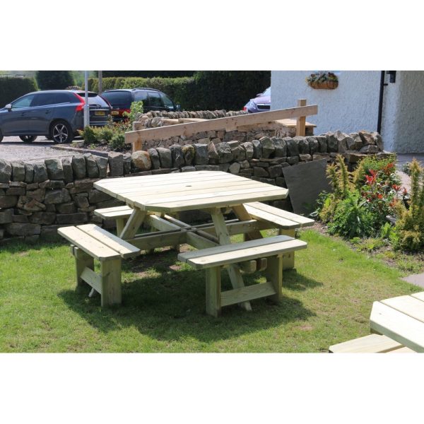 Westwood Garden Picnic Table by Croft - 8 Seat For Discount