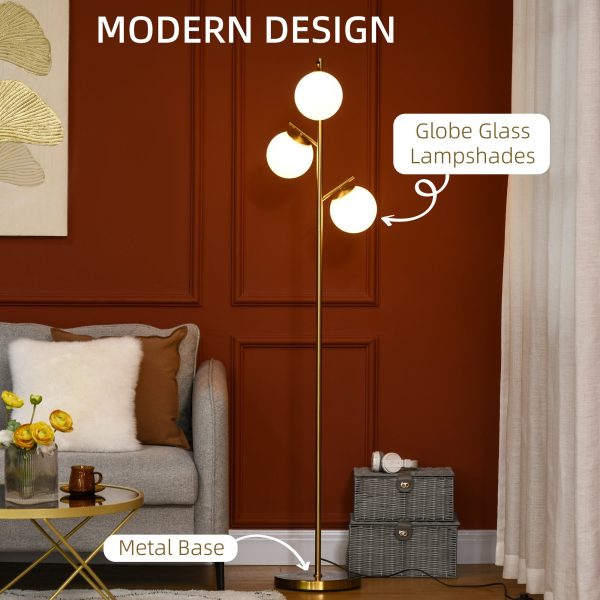 3-Light Tree Floor Lamps for Living Room Discount