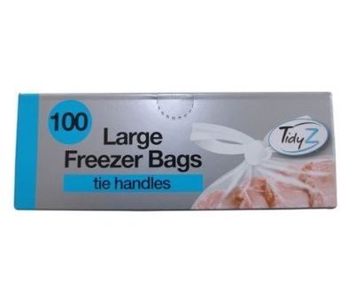 100 Freezer Bag Tie Handles Cheap