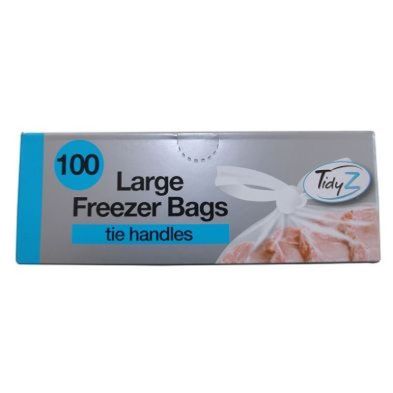 100 Freezer Bag Tie Handles Cheap