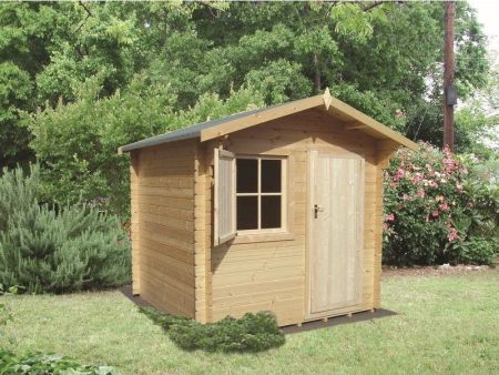 Shire Belham 11  9  x 15  8  Apex Log Cabin - Premium 28mm Cladding Tongue & Groove Online Sale