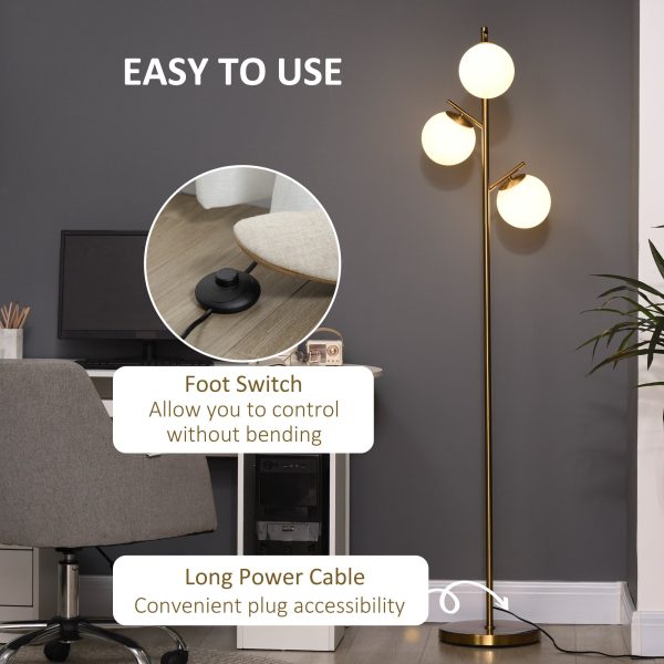 3-Light Tree Floor Lamps for Living Room Discount