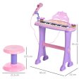 32 Keys Kids Mini Electronic Keyboard Musical Instrument Educational Game Toy Children Grand Piano Stool Micropho Online Sale