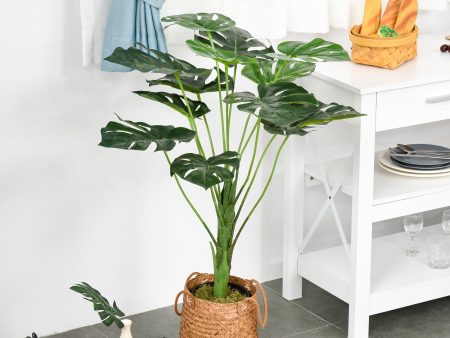 Decorative Artificial Monstera Plants in Pot Fake Plants for Home Indoor Outdoor Decor Hot on Sale