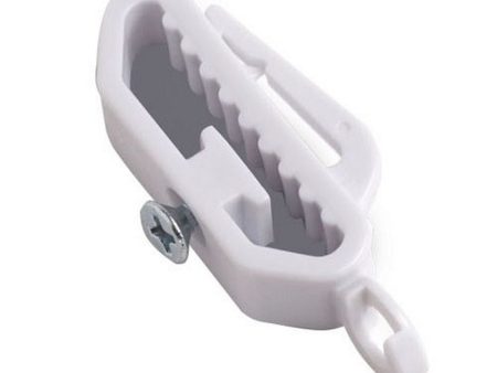 Streamline Curtain Track End Stops White - Pack of 2 Hot on Sale