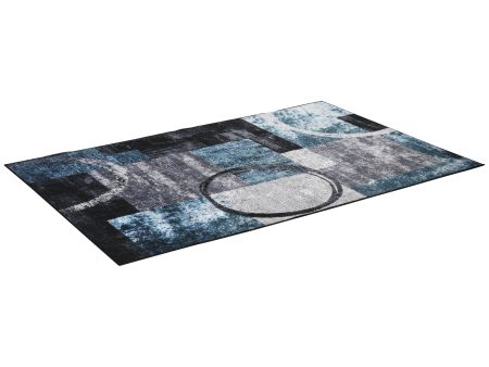 Blue Geometric Rug on Sale