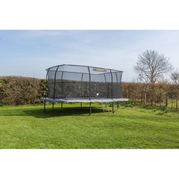 11.5ft x 16ft JumpKing Rectangular Combo Pro Trampoline For Discount