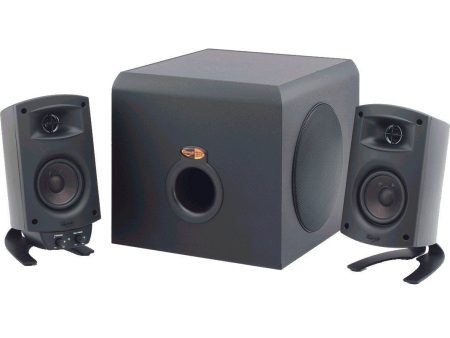 Klipsch ProMedia 2.1 - Speaker system - for PC - 2.1-channel - black (grille color - black) Cheap