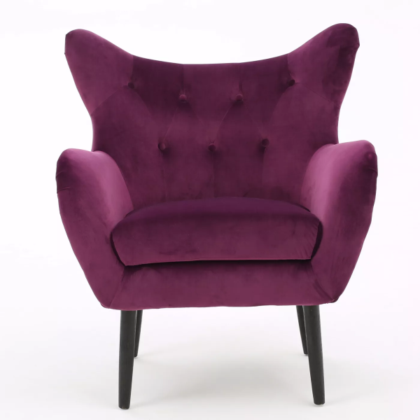 Alyssa New Velvet Armchair For Sale