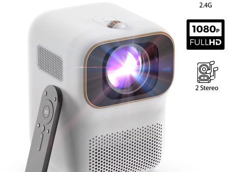 Mini WiFi Native 1080P Portable Projector, Outdoor Video Projector with HDMI for TV Stick, iOS, Android Discount