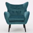 Alyssa New Velvet Armchair For Sale