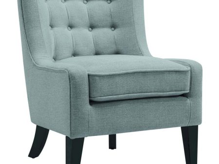 Nashville 26.75  Transitional Fabric Accent Chair in Blue Online now